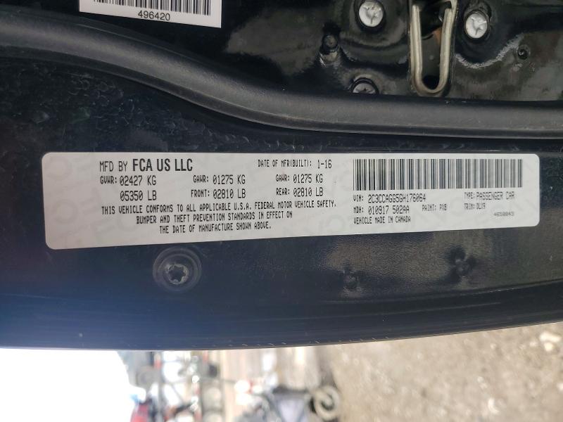 Продаж на аукціоні авто 2016 Chrysler 300, vin: 2C3CCAGG5GH176064, номер лоту: 47793106