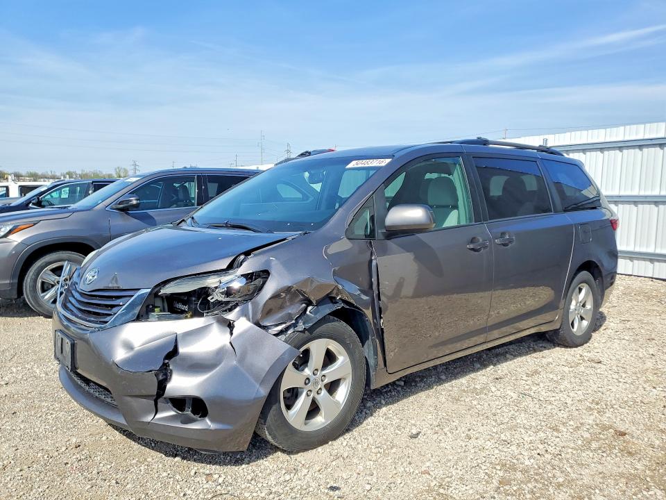 Aukcja sprzedaży 2016 Toyota Sienna, vin: 5TDKK3DC4GS756480, numer aukcji: 50483716