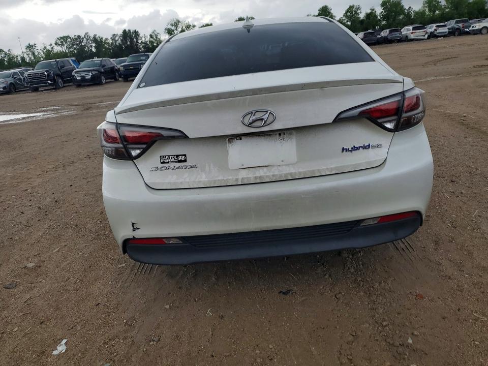 2016 Hyundai Sonata Hybrid მანქანა იყიდება აუქციონზე, vin: KMHE24L16GA037193, აუქციონის ნომერი: 49177976