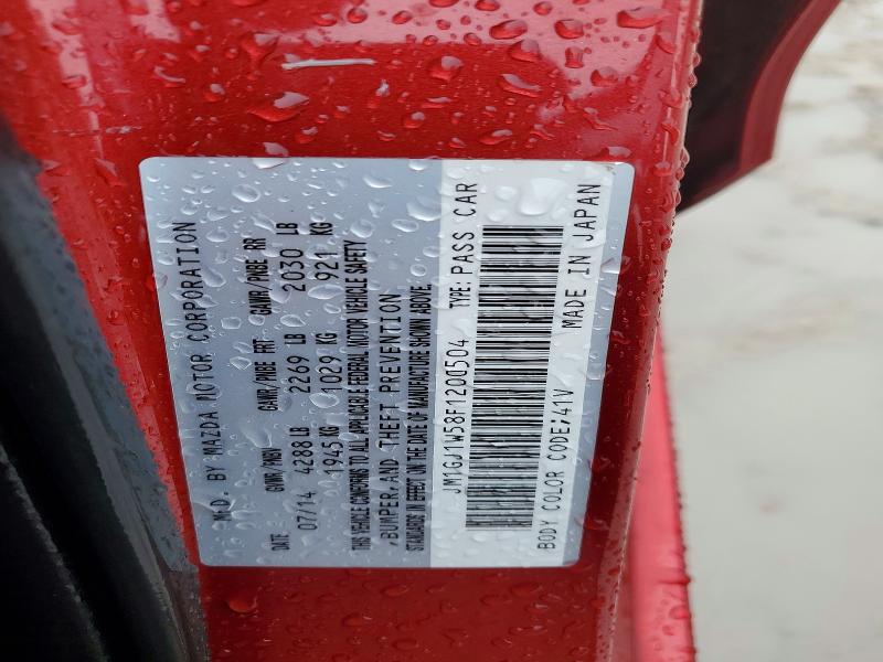 2015 Mazda 6 მანქანა იყიდება აუქციონზე, vin: JM1GJ1W58F1200504, აუქციონის ნომერი: 49135676