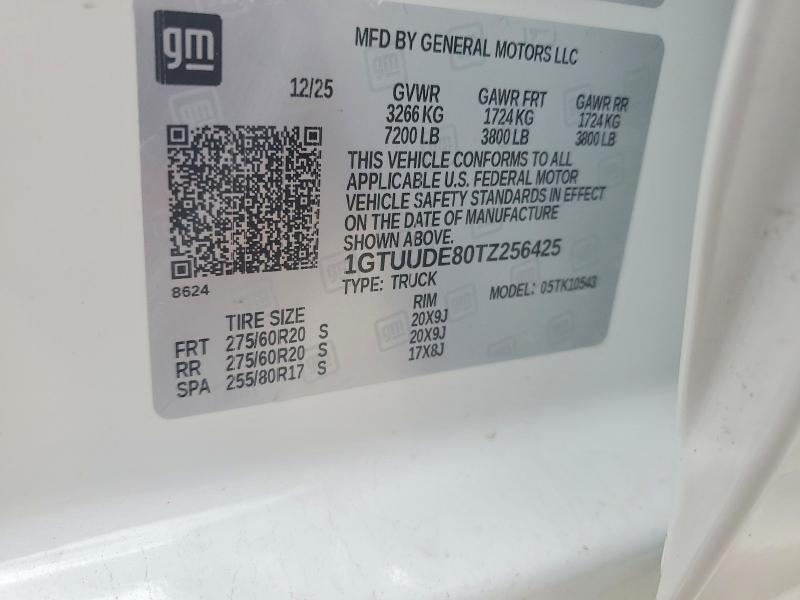 Aukcja sprzedaży 2026 Gmc Sierra, vin: 1GTUUDE80TZ256425, numer aukcji: 50424476
