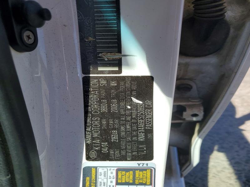 Aukcja sprzedaży 2014 Kia Forte, vin: KNAFX4A69E5250893, numer aukcji: 49301136