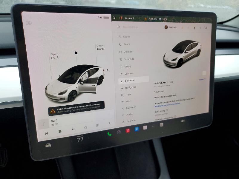 Aukcja sprzedaży 2021 Tesla Model 3, vin: 5YJ3E1EA4MF851845, numer aukcji: 51991576