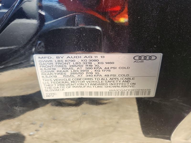 49336516 :رقم المزاد ، WA1CGAFE9ED010439 vin ، 2014 Audi Q7 مزاد بيع