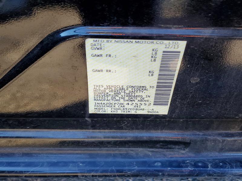 Продажа на аукционе авто 2013 Nissan Leaf, vin: 1N4AZ0CP7DC425552, номер лота: 48750416