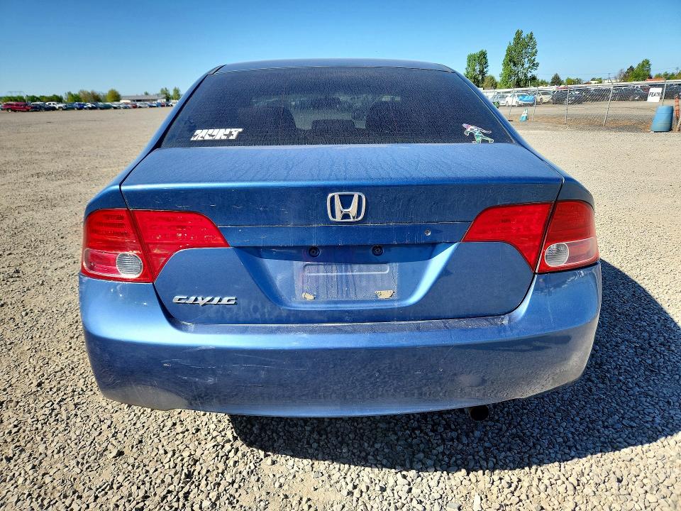 51209736 :رقم المزاد ، 1HGFA165X8L052831 vin ، 2008 Honda Civic مزاد بيع