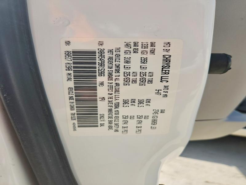 51346456 :رقم المزاد ، 2A8HR54P98R152866 vin ، 2008 Chrysler Town & Country مزاد بيع