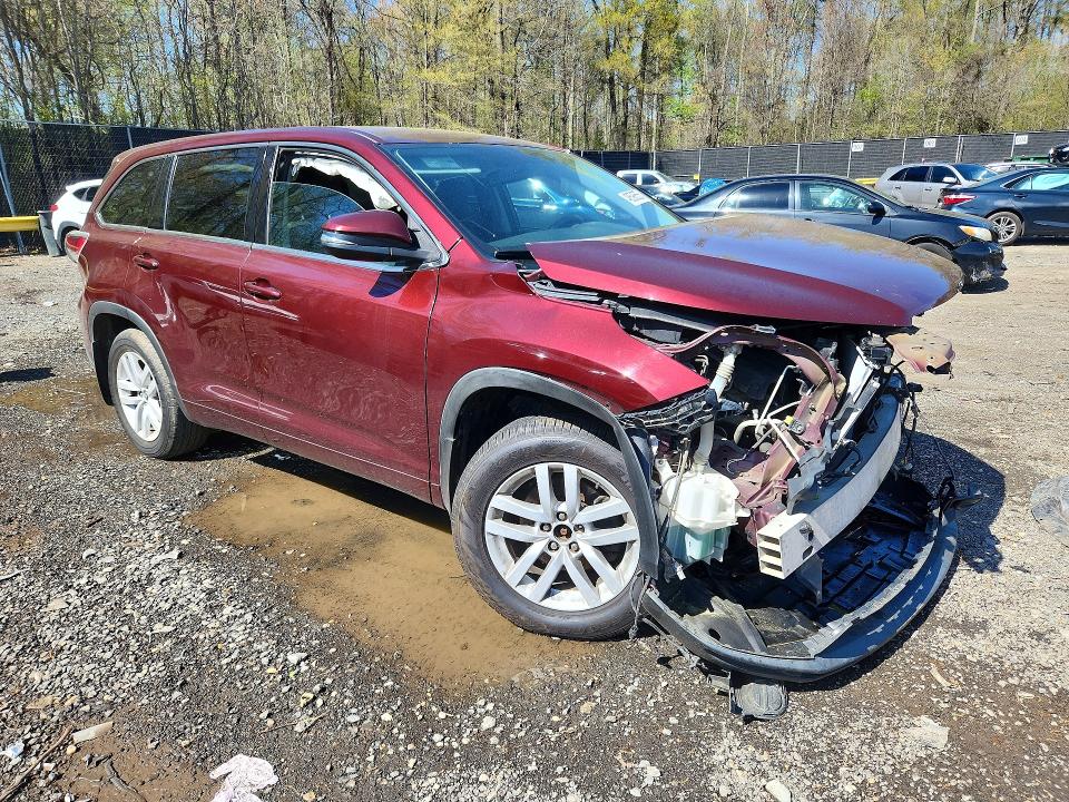 2016 Toyota Highlander მანქანა იყიდება აუქციონზე, vin: 5TDBKRFH9GS325659, აუქციონის ნომერი: 48598556