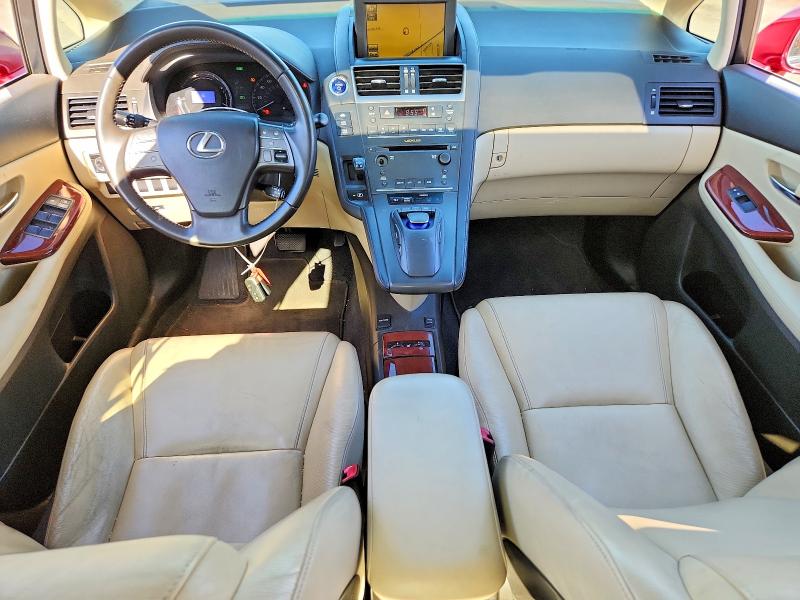 2012 Lexus Hs მანქანა იყიდება აუქციონზე, vin: JTHBB1BA3C2049182, აუქციონის ნომერი: 51545476