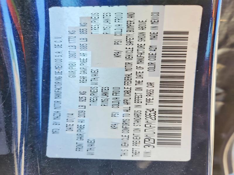 Auction sale of the 2015 Mazda 3, vin: 3MZBM1U7XFM128534, lot number: 52119636