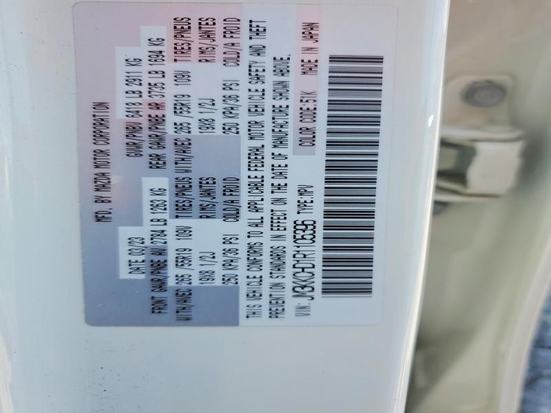 Aukcja sprzedaży 2024 Mazda Cx-90, vin: JM3KKCHD1R1105396, numer aukcji: 49599186