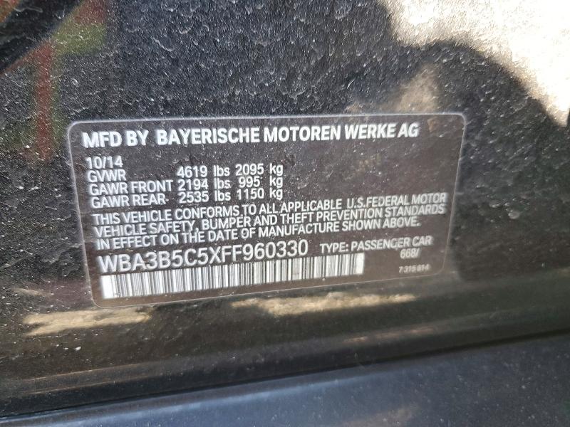 2015 Bmw 328 მანქანა იყიდება აუქციონზე, vin: WBA3B5C5XFF960330, აუქციონის ნომერი: 48360706