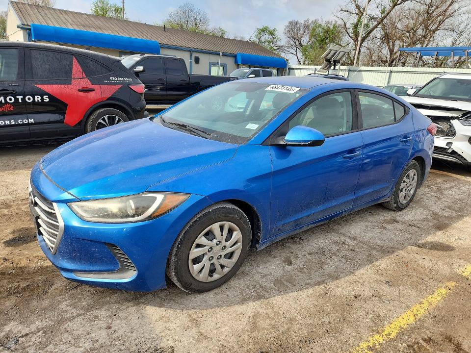 48474146 :رقم المزاد ، KMHD74LF6HU074009 vin ، 2017 Hyundai Elantra مزاد بيع