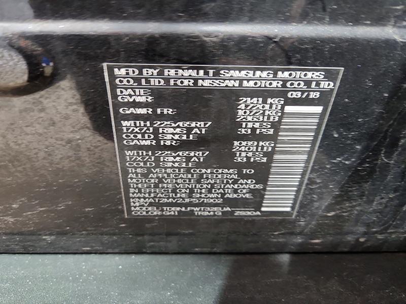 Продажа на аукционе авто 2018 Nissan Rogue, vin: KNMAT2MV2JP571902, номер лота: 49556026
