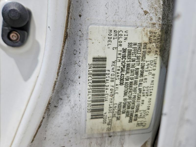 Продаж на аукціоні авто 2010 Nissan Versa, vin: 3N1BC1CP5AL433030, номер лоту: 50502816