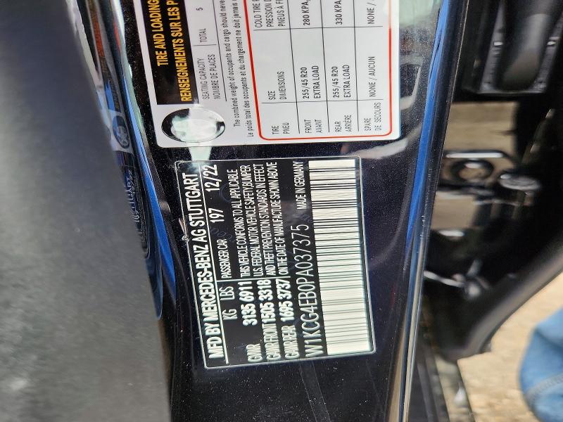 Aukcja sprzedaży 2023 Mercedes-benz Eqs Sedan, vin: W1KCG4EB0PA037375, numer aukcji: 51949556