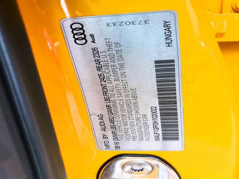 51326206 :رقم المزاد ، WAUF1GFF0H1020022 vin ، 2017 Audi S3 مزاد بيع