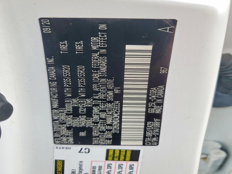 2021 Lexus Rx 350 მანქანა იყიდება აუქციონზე, vin: 2T2HZMDA3MC259334, აუქციონის ნომერი: 50053526