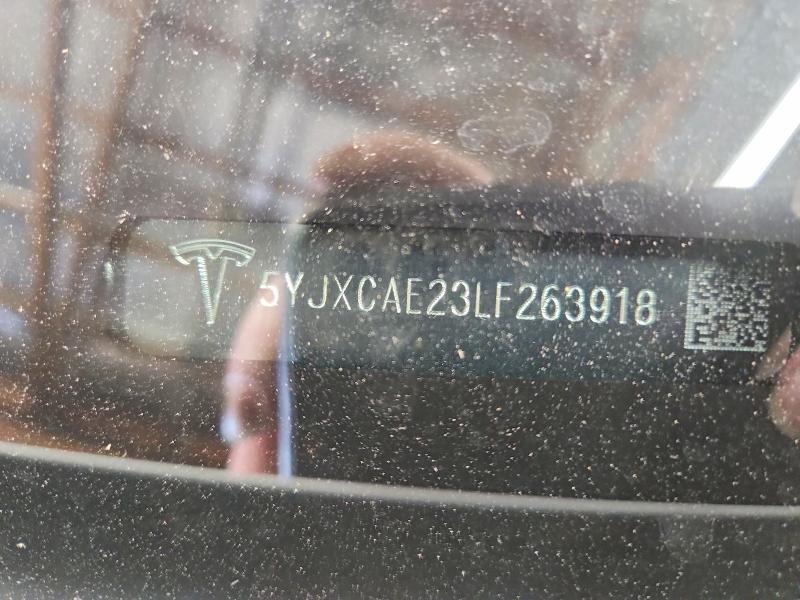 50104566 :رقم المزاد ، 5YJXCAE23LF263918 vin ، 2020 Tesla Model X مزاد بيع