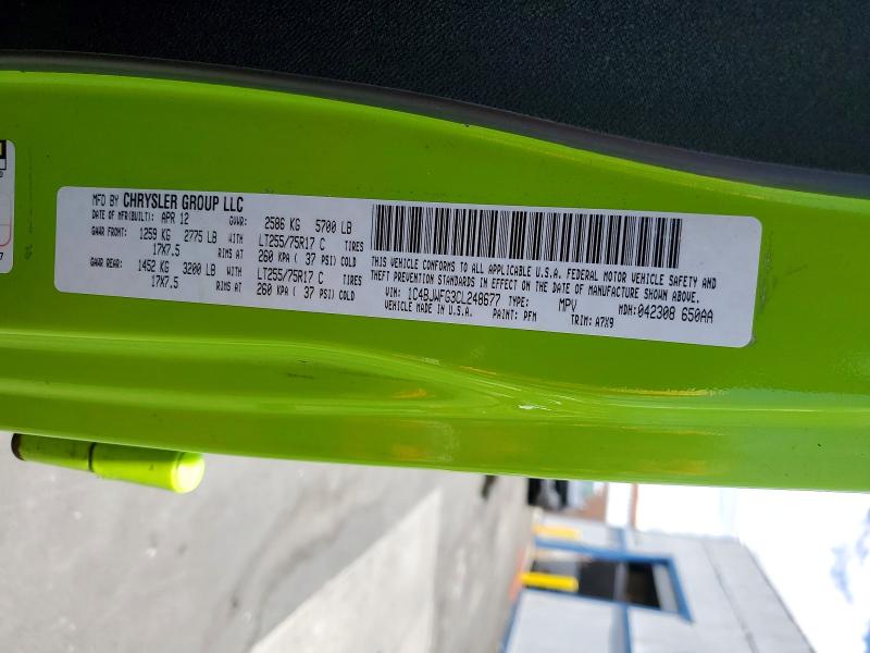 51544406 :رقم المزاد ، 1C4BJWFG3CL248677 vin ، 2012 Jeep Wrangler Unlimited مزاد بيع