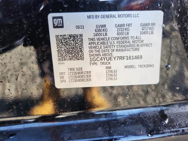 49537126 :رقم المزاد ، 1GC4YUEY7RF161469 vin ، 2024 Chevrolet Silverado مزاد بيع
