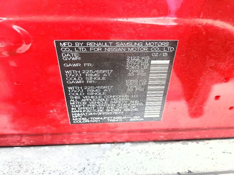 Продаж на аукціоні авто 2015 Nissan Rogue, vin: KNMAT2MV3FP537877, номер лоту: 51527416