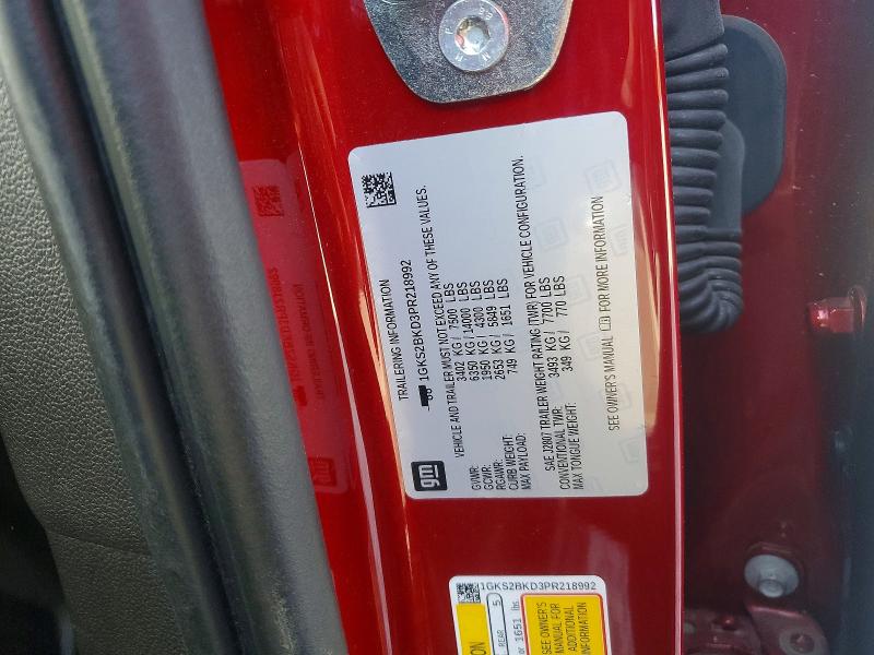Продаж на аукціоні авто 2023 Gmc Yukon, vin: 1GKS2BKD3PR218992, номер лоту: 48797006
