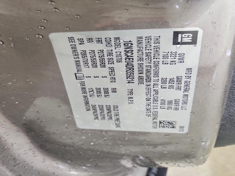 2013 Chevrolet Tahoe მანქანა იყიდება აუქციონზე, vin: 1GNSCAE04DR359214, აუქციონის ნომერი: 47230396