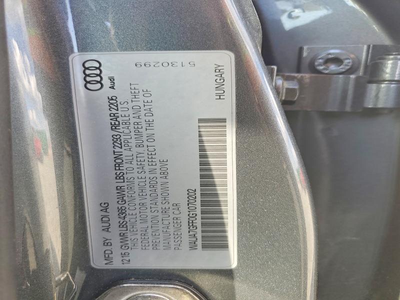 Продажа на аукционе авто 2016 Audi A3, vin: WAUA7GFF0G1070202, номер лота: 48675256