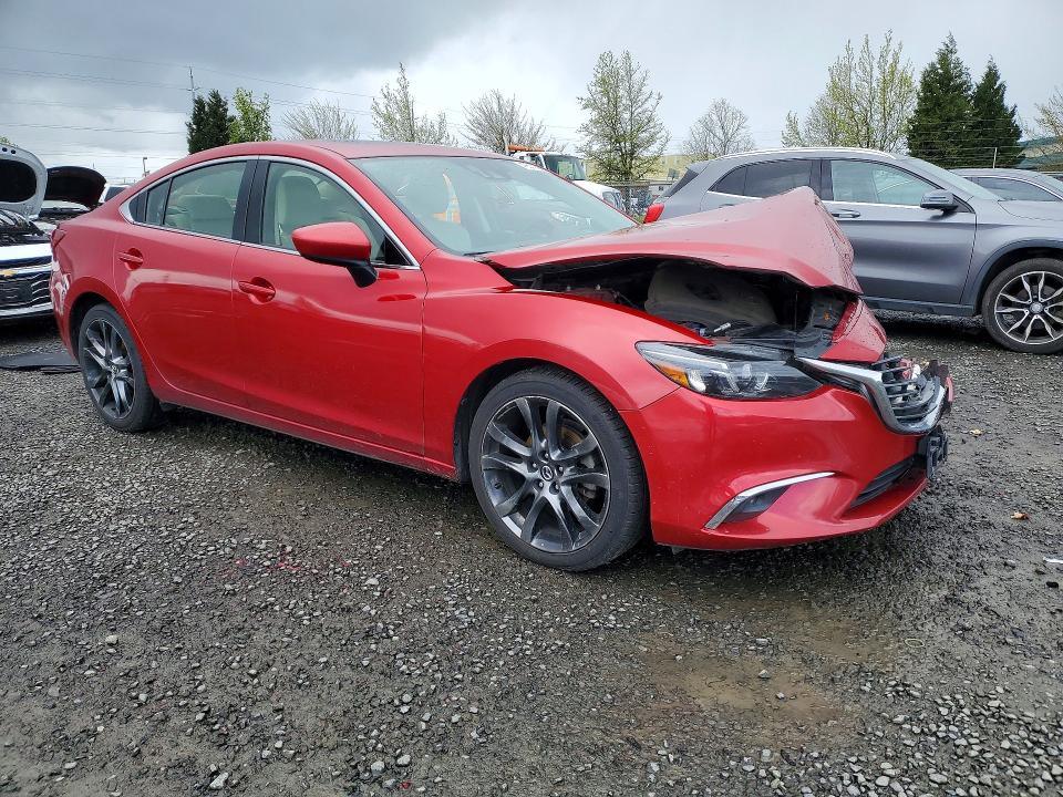 2016 Mazda 6 მანქანა იყიდება აუქციონზე, vin: JM1GJ1W54G1400488, აუქციონის ნომერი: 49513786