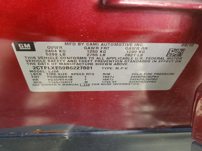 Продаж на аукціоні авто 2011 Gmc Terrain, vin: 2CTFLXE59B6227801, номер лоту: 49837346