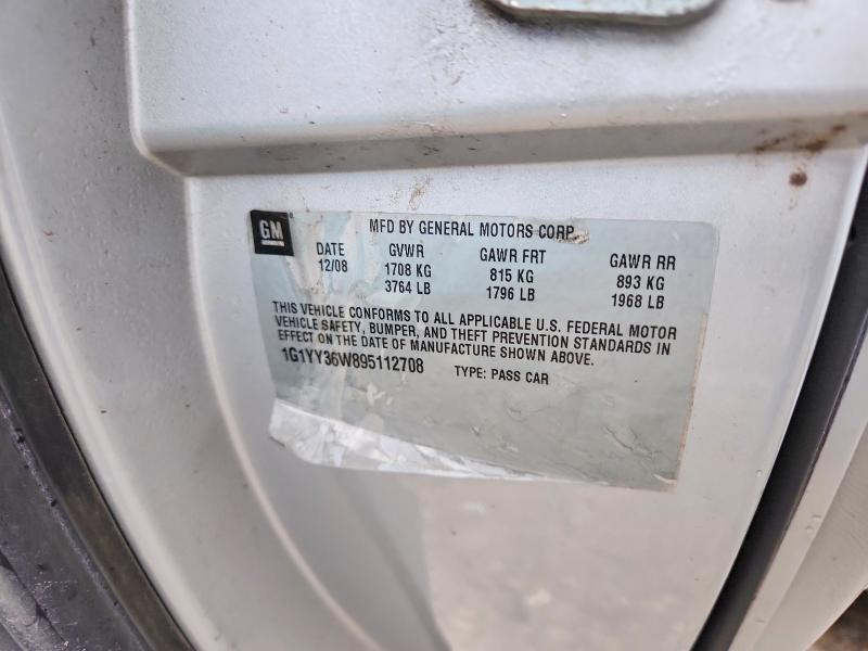 Продаж на аукціоні авто 2009 Chev Corvette, vin: 1G1YY36W895112708, номер лоту: 48018986