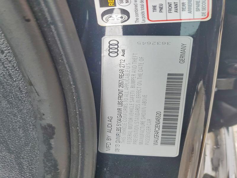 Продажа на аукционе авто 2014 Audi A6, vin: WAUGFAFC2EN045520, номер лота: 48347816