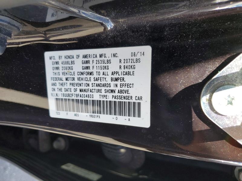 48610636 :رقم المزاد ، 19UUB2F79FA004600 vin ، 2015 Acura Tlx مزاد بيع