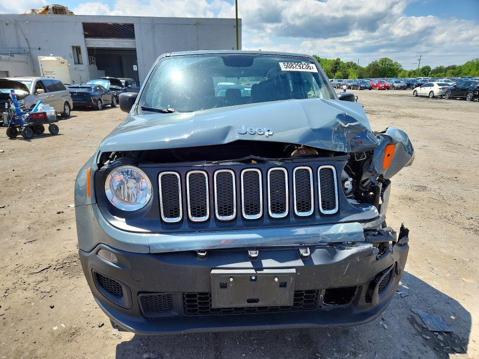 50829236 :رقم المزاد ، ZACCJBAB9JPJ56665 vin ، 2018 Jeep Renegade مزاد بيع