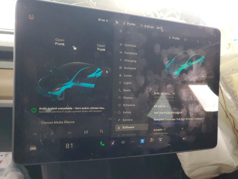 Продажа на аукционе авто 2023 Tesla Model Y, vin: 7SAYGDEE1PF621059, номер лота: 51596926