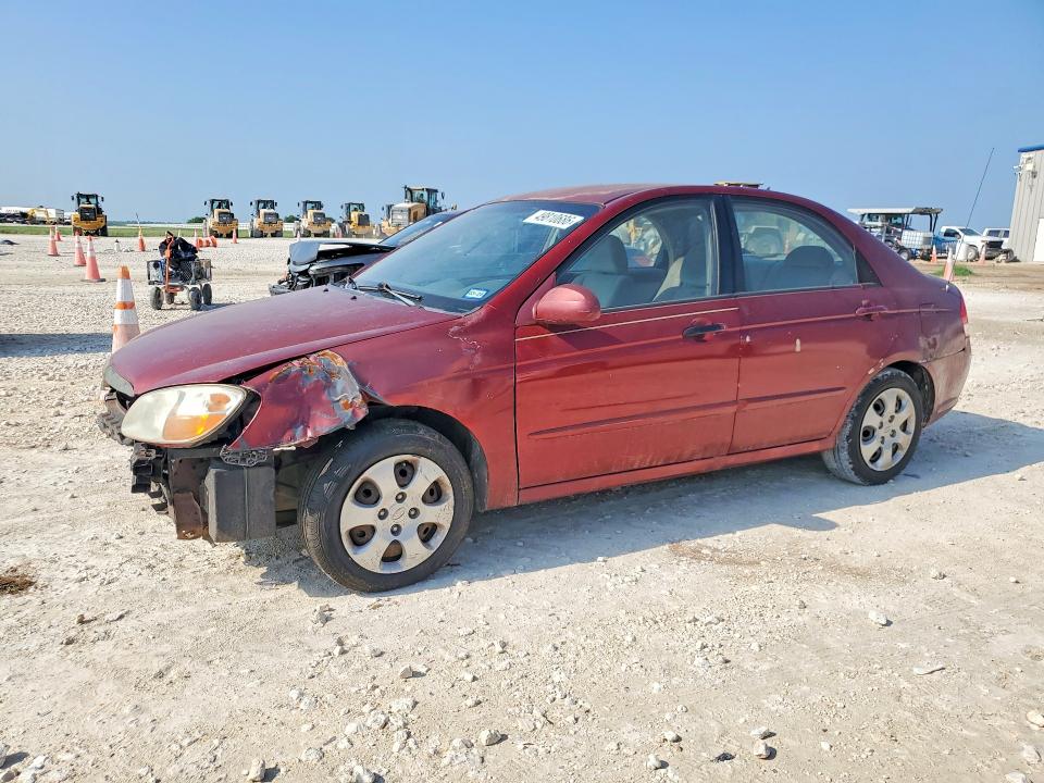 2007 Kia Spectra მანქანა იყიდება აუქციონზე, vin: KNAFE121575402663, აუქციონის ნომერი: 49810686
