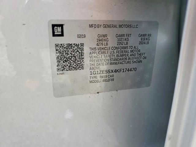 Aukcja sprzedaży 2019 Chevrolet Malibu, vin: 1G1ZE5SX4KF174470, numer aukcji: 48902096