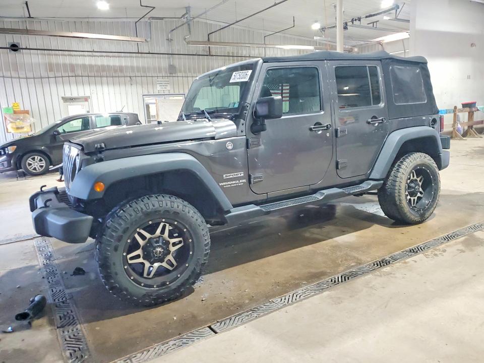 Продаж на аукціоні авто 2016 Jeep Wrangler Unlimited, vin: 1C4BJWDGXGL307734, номер лоту: 50750306