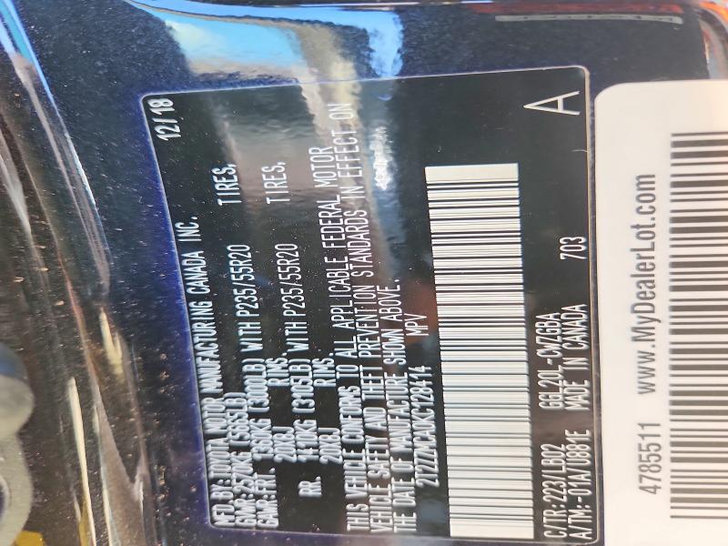 Auction sale of the 2019 Lexus Rx 350, vin: 2T2ZZMCA0KC128414, lot number: 48612836