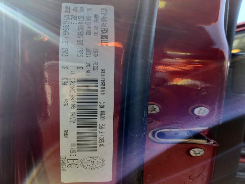 47430606 :رقم المزاد ، 1C4PJMBN9KD100847 vin ، 2019 Jeep Cherokee مزاد بيع