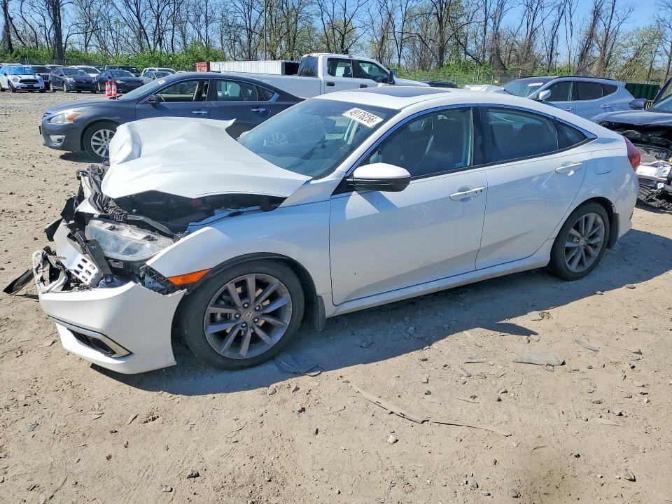 Auction sale of the 2019 Honda Civic, vin: 19XFC1F7XKE201393, lot number: 49176256