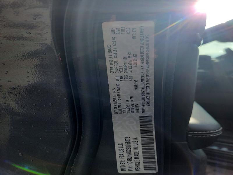 51542586 :رقم المزاد ، 1C4RJHAG2S8768078 vin ، 2025 Jeep Grand Cherokee مزاد بيع