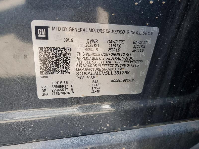 Продаж на аукціоні авто 2020 Gmc Terrain, vin: 3GKALMEV5LL161768, номер лоту: 49515946