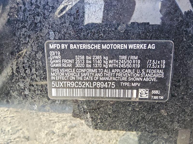 Продажа на аукционе авто 2019 Bmw X3, vin: 5UXTR9C52KLP89475, номер лота: 50779886