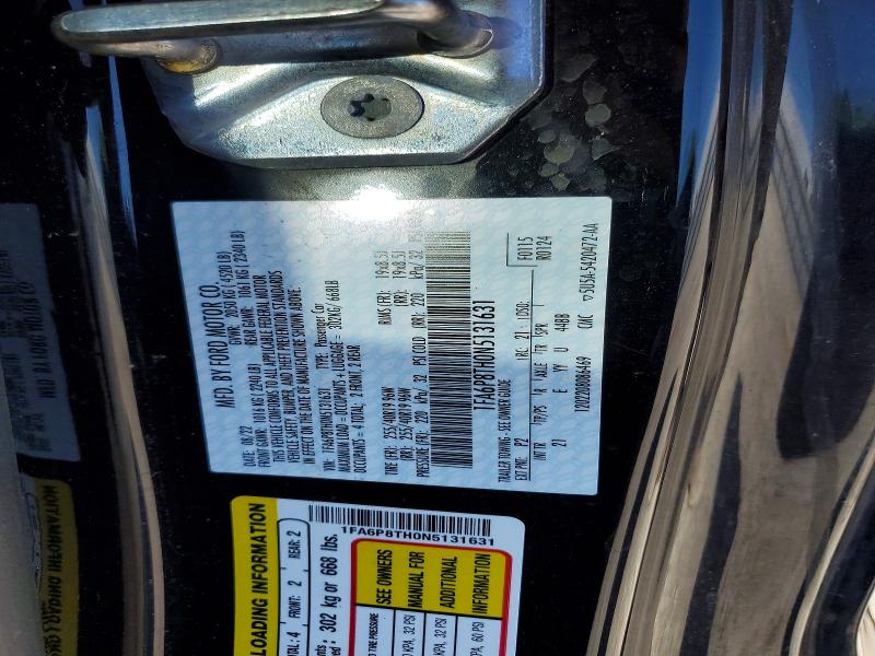 Продажа на аукционе авто 2022 Ford Mustang, vin: 1FA6P8TH0N5131631, номер лота: 49112676