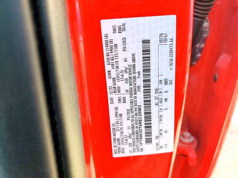 Auction sale of the 2024 Ford F350 Supe, vin: 1FT8W3DT6REC25983, lot number: 50209556
