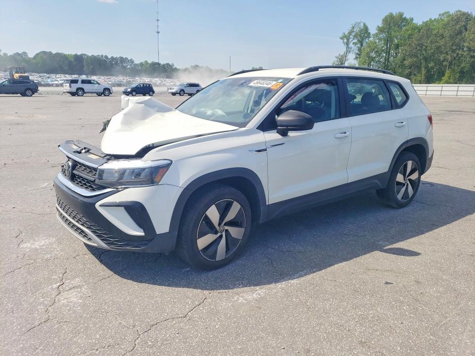 2024 Volkswagen Taos მანქანა იყიდება აუქციონზე, vin: 3VV8X7B23RM018767, აუქციონის ნომერი: 49648346
