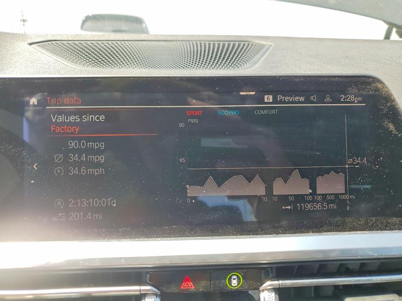 2020 Bmw 330i მანქანა იყიდება აუქციონზე, vin: 3MW5R1J07L8B15038, აუქციონის ნომერი: 52077496