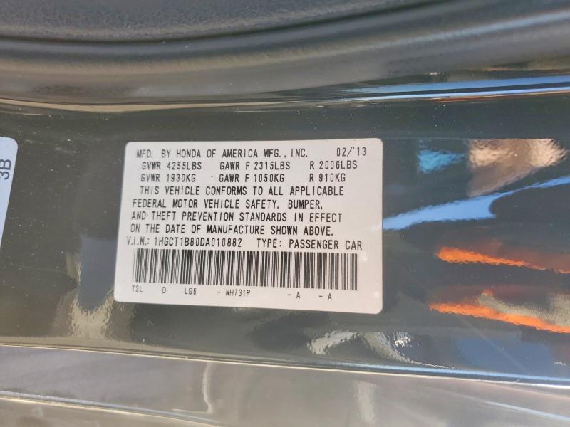 Aukcja sprzedaży 2013 Honda Accord, vin: 1HGCT1B80DA010882, numer aukcji: 49009476